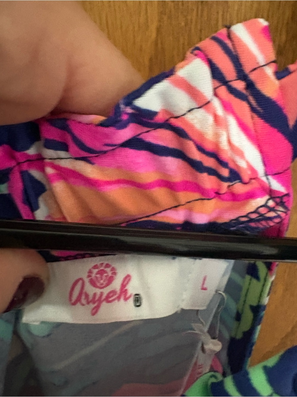 Aryeh Navy Multicolor Shell-Print Sundress - Picture 2 of 3